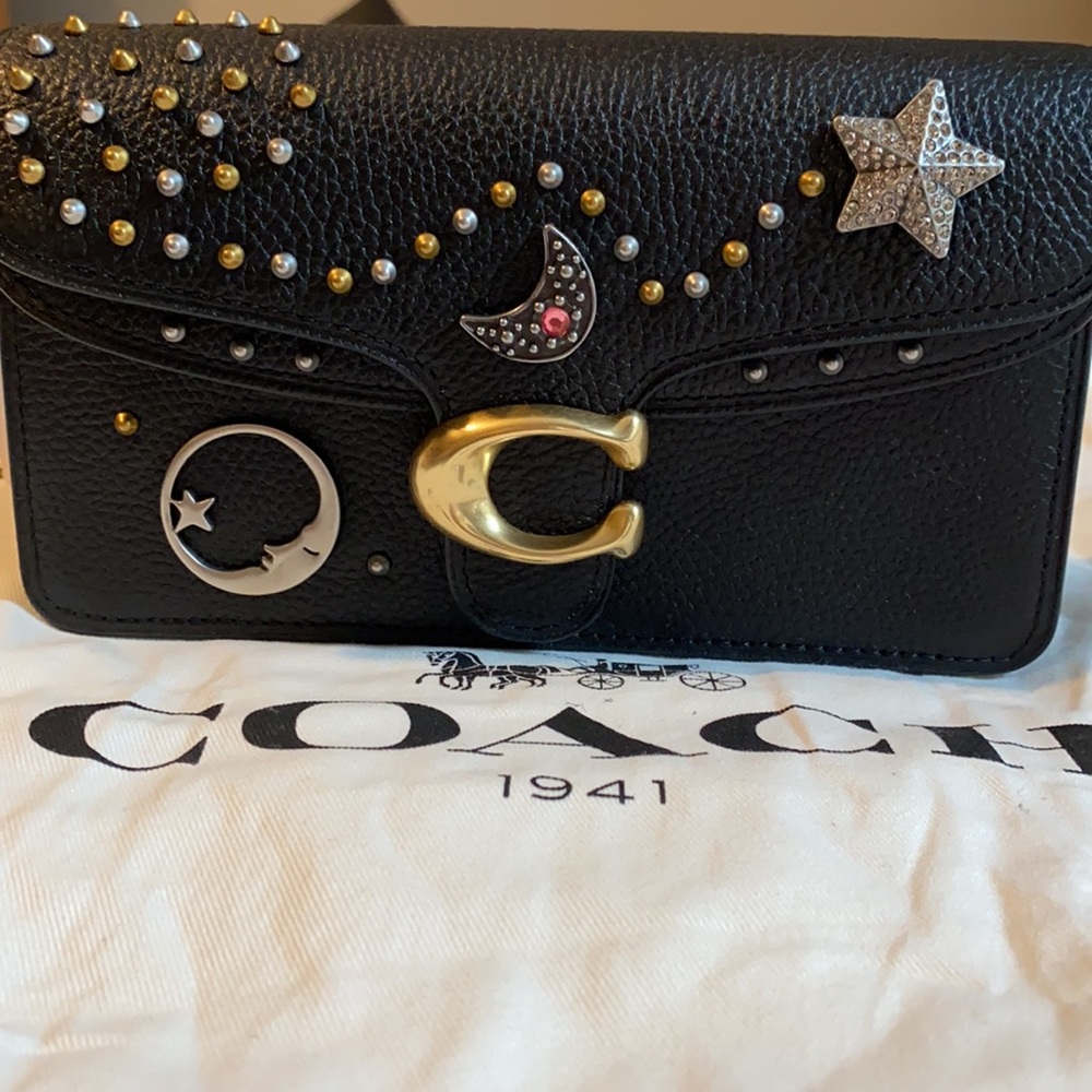 Coach Tabby Wristlet Crossbody Design Starry Night